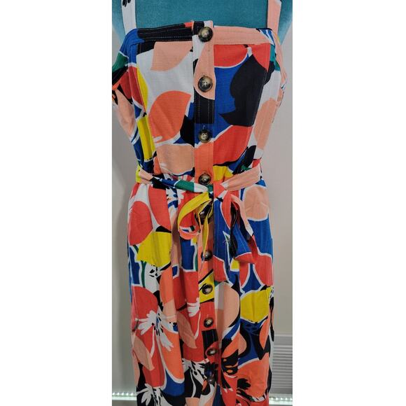 Donna Ricco New York Dress Womens 12 Button Down Fun Beach Summer Chic Dress - Picture 5 of 12